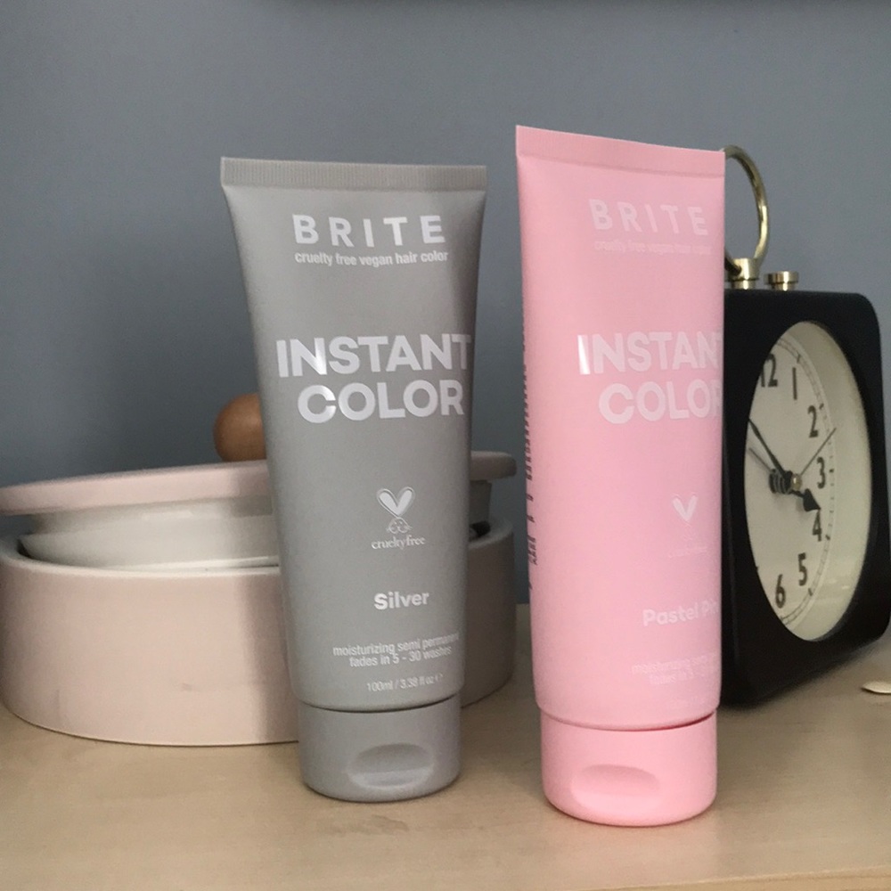 Hair Dye (Pink and Silver)